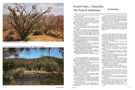 An Ocotillo blooms near Bartlett Lake.