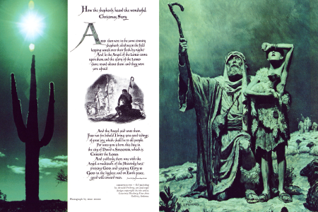 How the shepards heard the wonderful Christmas Story