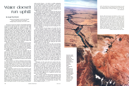 Water Doesn't Run Uphill