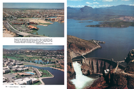 “The Lakes” in Tempe, above