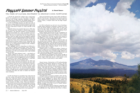 FLAGSTAFF SUMMER FESTIVAL