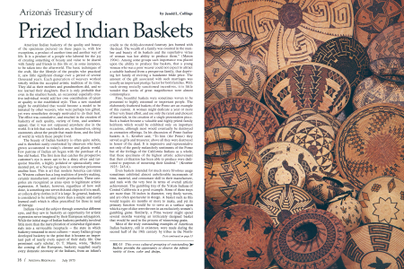 This cross cultural grouping of outstanding baskets provides the opportunity to observe the infinite variety of form, color and design.