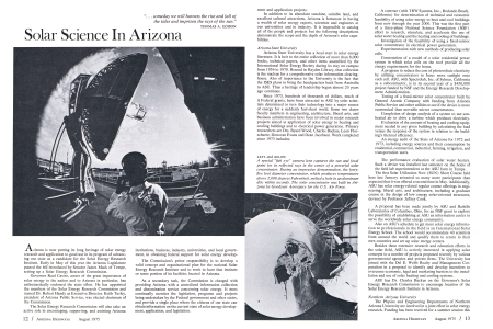 Soloar Science in Arizona