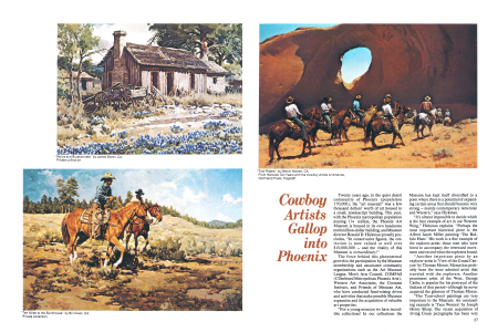 "Relics and Bluebonnets" by James Boren, CA. Private collection.