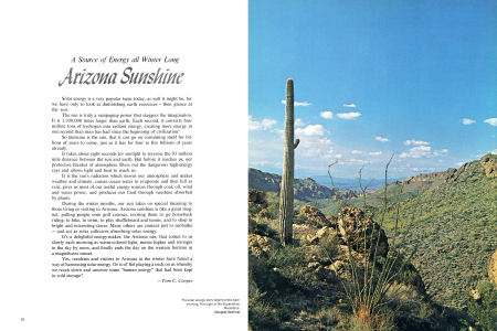 First light in the Superstition Mountains.