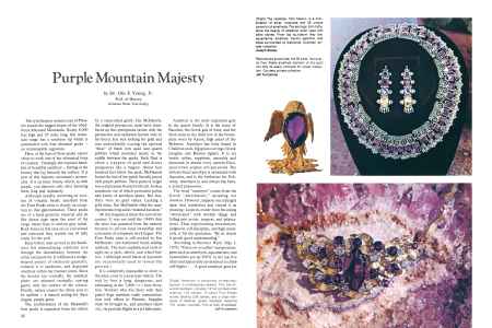 Amethyst is becoming increasingly popular in contemporary jewelry.