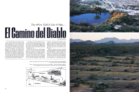 Quitobaquito was the last truly reliable source of water travelers had before heading out across Camino del Diablo.