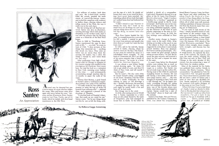 Ross Santee, An Appreciation