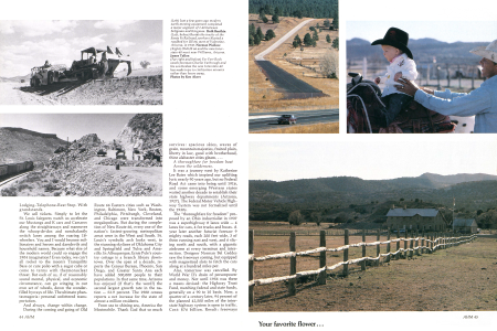 Just a few years ago modern earth-moving equipment completed a major segment of 1-40 between Seligman and Kingman.