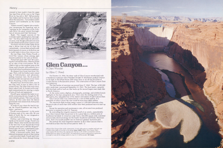 Glen Canyon … A Dam Wonder