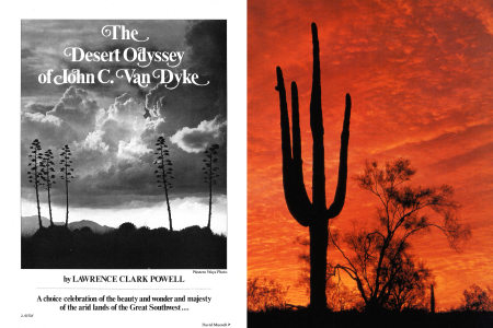 The Desert Odyssey of John C. Van Dyke