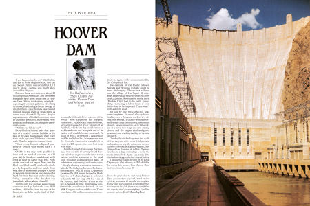 For Half a century Steve Chubbs has visited Hoover Dam, and he's not tired of it yet.