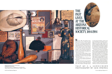 The Past Lives at the Arizona Historical Society, 1884-1984