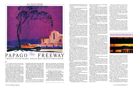 The Papago Freeway