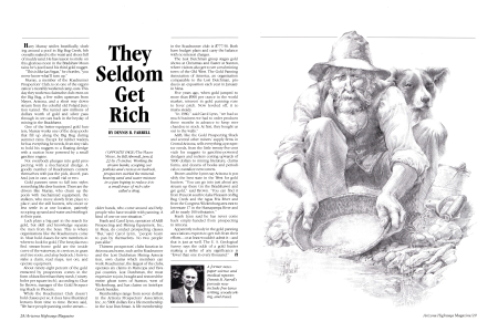 The Placer Miner, by Bill Abrendt, pencil, 22 by 15-inches. Working the stream banks, scooping out potholes and crevices in bedrock, prospectors swirled the mineral-bearing sand and water mixture in a pan hoping to reduce it to a small trace of rich color called a drag.