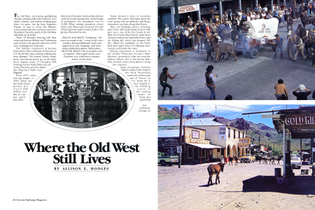 The near-ghost town of Oatman. Where gold miners once frolicked, now wild burros wander.