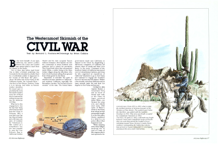 The Westernmost Skirmish of the Civil War