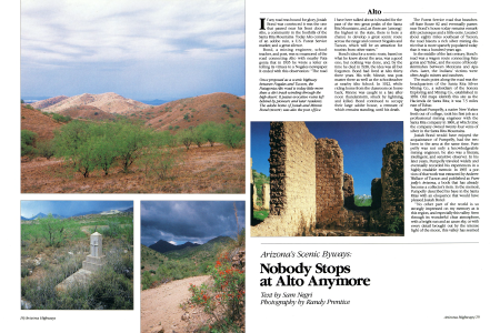 Arizona's Scenic Byways: Nobody Stops at Alto Anymore
