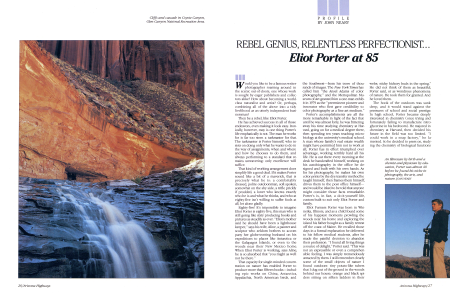 Cliffs and cascade in Coyote Canyon, Glen Canyon National Recreation Area.