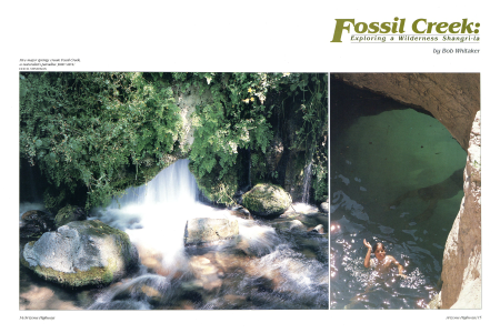 Five major springs create Fossil Creek, a naturalist's paradise.