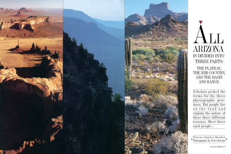 The Plateau, the Rim Country, the Basin and Range