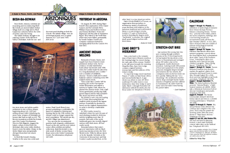 Reconstructed dwelling at Besh-Ba-Gowah. The Salado village, now an archeological park, was occupied between A.D. 1225 and 1400.