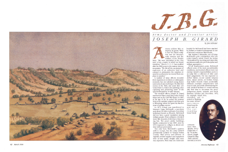 Joseph B. Girard: Army Doctor and Artist of the Frontier