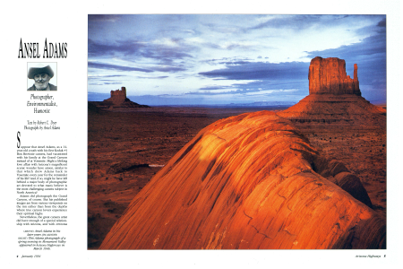 Ansel Adams in his later years. JIM ALINDER