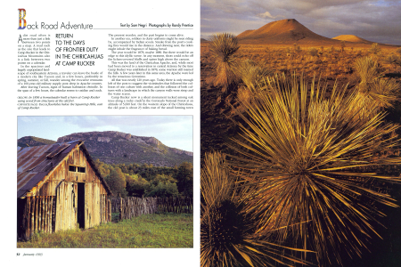 In 1896 a homesteader built a barn at Camp Rucker using wood from structures at the old fort.
