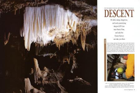 Descent into S.P. Cave