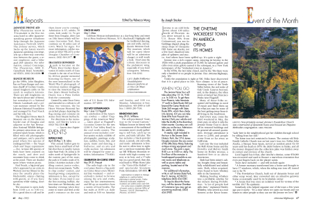 Mileposts/Calendar