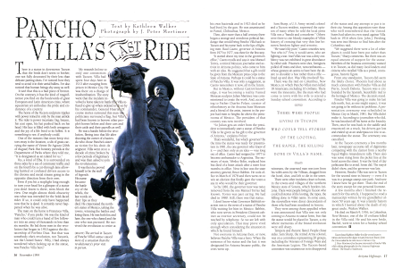 The arrival in Tucson of Pancho Villa's statue caused more of a sensation than the revolutionary's prior visit in person.