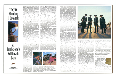 Tombstone's Yesterday Lives Again