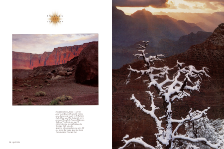 Morning stormlight infuses the Vermilion Cliffs with color.