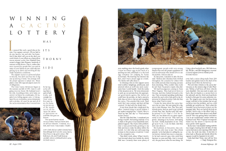 Getting a free saguaro is
