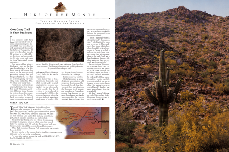 Watch for this petroglyph when walking the Goat Camp Trail.