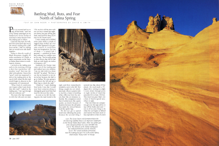 The old barn at the Salina trading post has withstood both time and the elements.