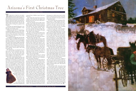 The First Arizona Christmas Tree