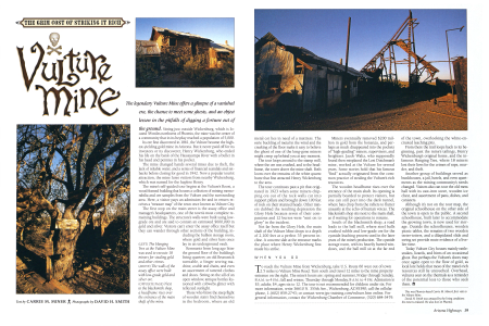 The Hanging Tree at the Vulture Mine was used to execute 18 miners for stealing gold and other crimes.