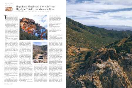 Roy Purcell's fanciful 1960s-era murals outside Chloride mark the beginning of the four-wheel-drive road to the heights of the Cerbat Mountains.