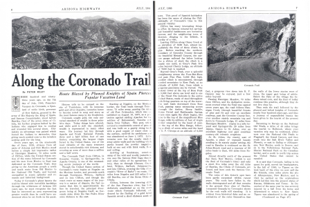 Along the Coronado Trail