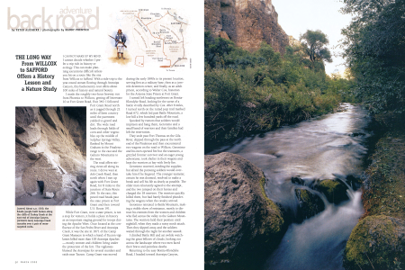 About A.D. 1300, the Salado people built homes along the cliffs of Turkey Creek at the east end of Aravaipa Canyon.
