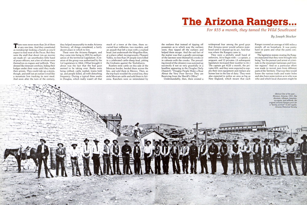 Arizon Rangers The Arizona Rangers | Arizona Highways