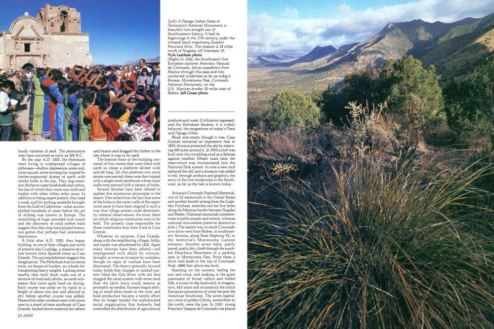 A Papago Indian fiesta at Tumacacori National Monument, a beautiful ruin straight out of Southwestern history.