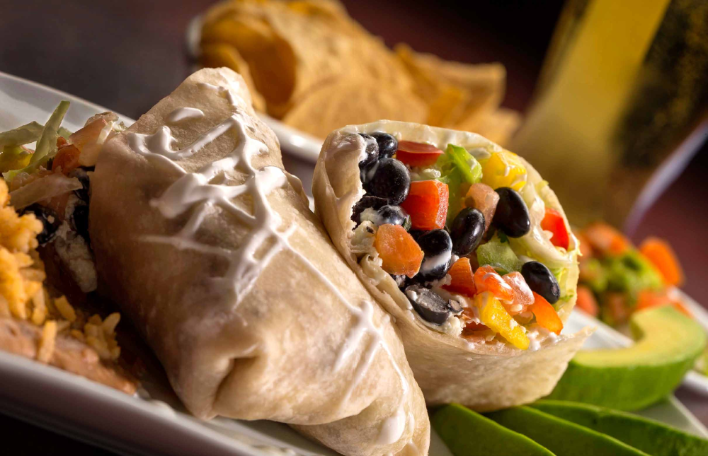 The extensive menu at Wickenburg's El Ranchero includes this mouthwatering burrito, but try the bean-and-cheese option if you're looking for delicious simplicity.