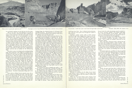 THE TRAIL TO THE ROCK THAT GOES OVER