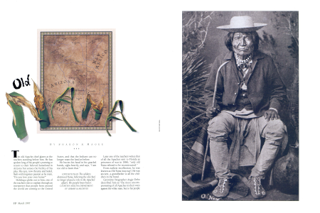 (OPPOSITE PAGE) The soldiers dismissed Nana, believing the old chief no longer played a role in the Apaches' affairs. His people knew better.