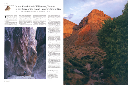 Flooding in Jumpup Canyon over the centuries has forged this narrows, which can be hiked in dry weather.
